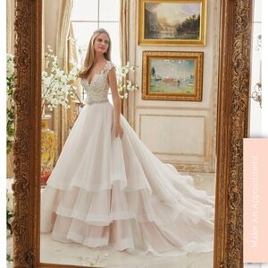 Morilee wedding gown #2895 Ivory/Blush NWT